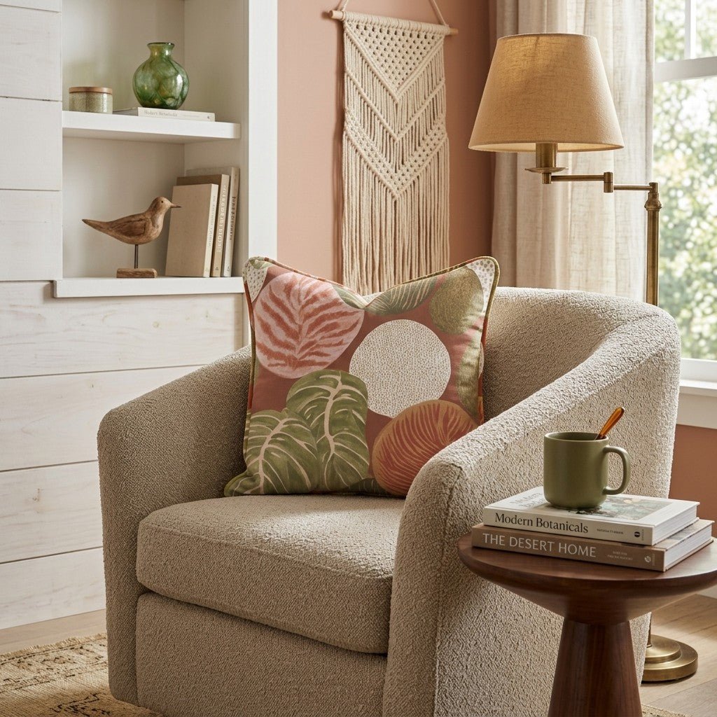 Modern Pear Grove Throw Pillow - Hillcroft Home
