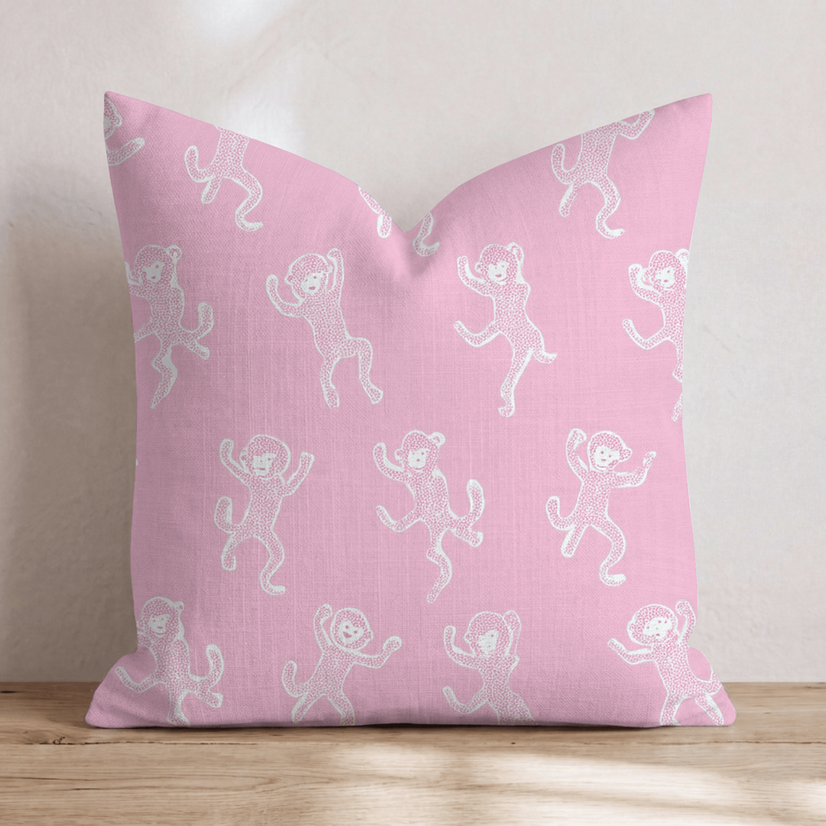 Monkey Dance Throw Pillow - Hillcroft Home