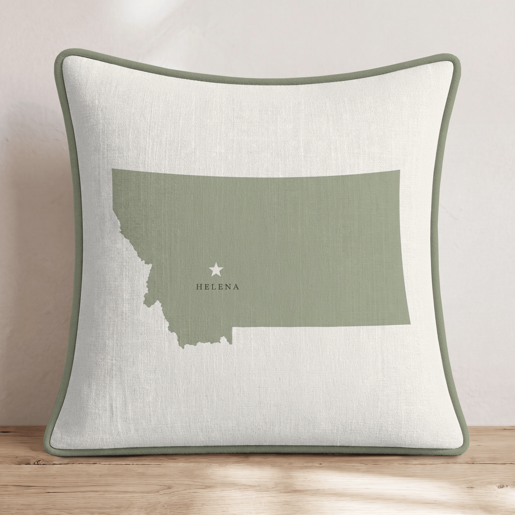 Montana State Capital Throw Pillow - Hillcroft Home