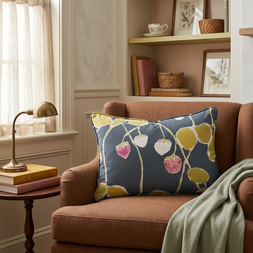 Moody Berry Throw Pillow - Hillcroft Home