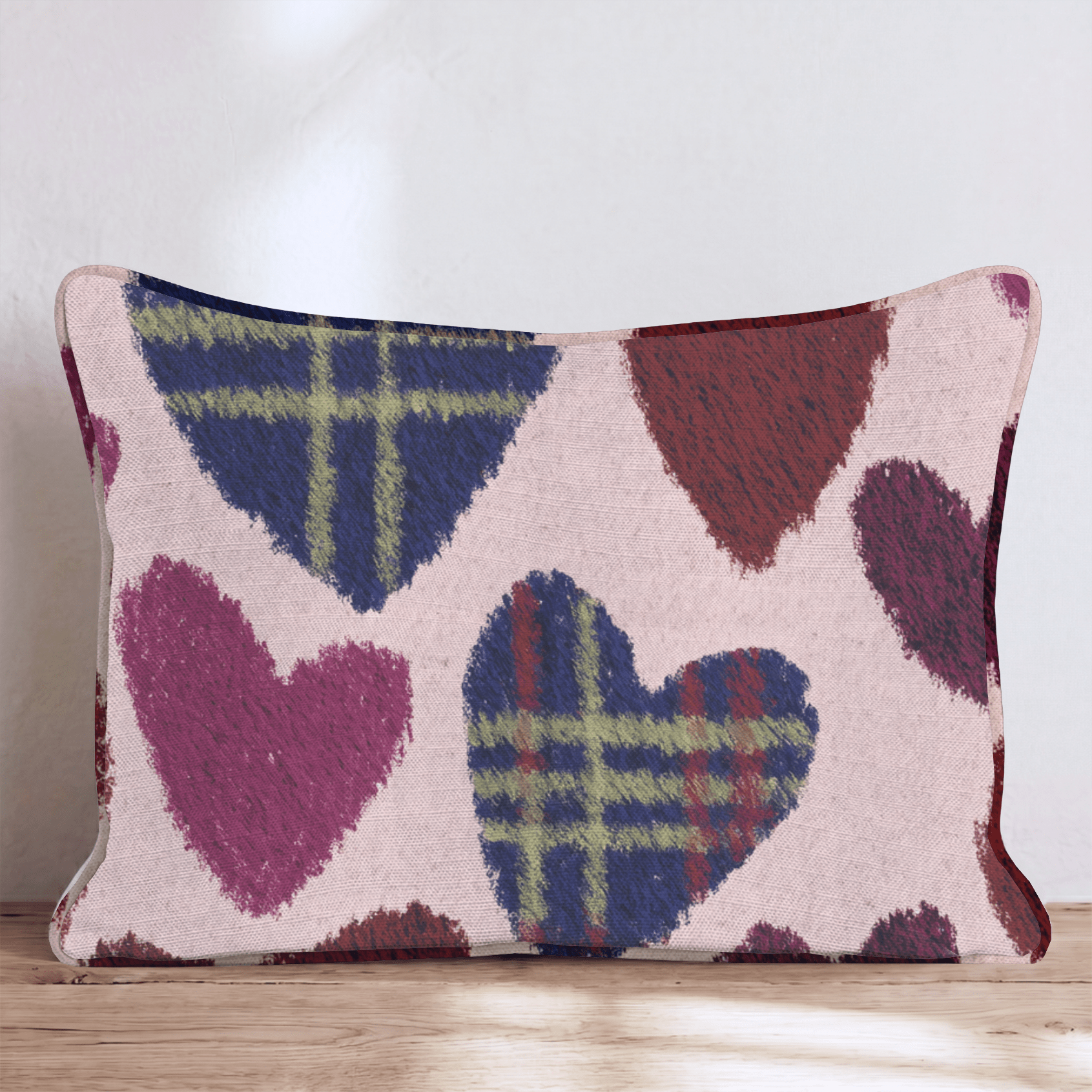 Moody Hearts Throw Pillow - Hillcroft Home