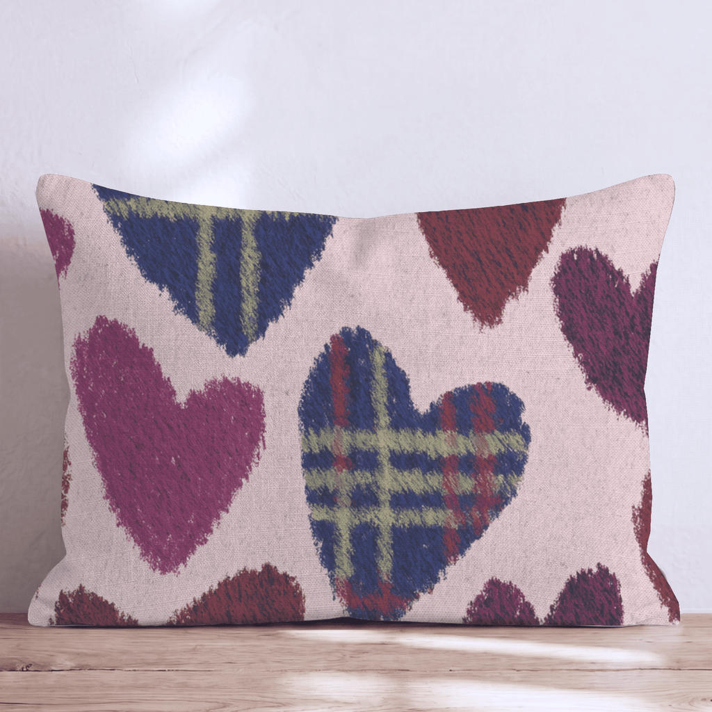 Moody Hearts Throw Pillow - Hillcroft Home