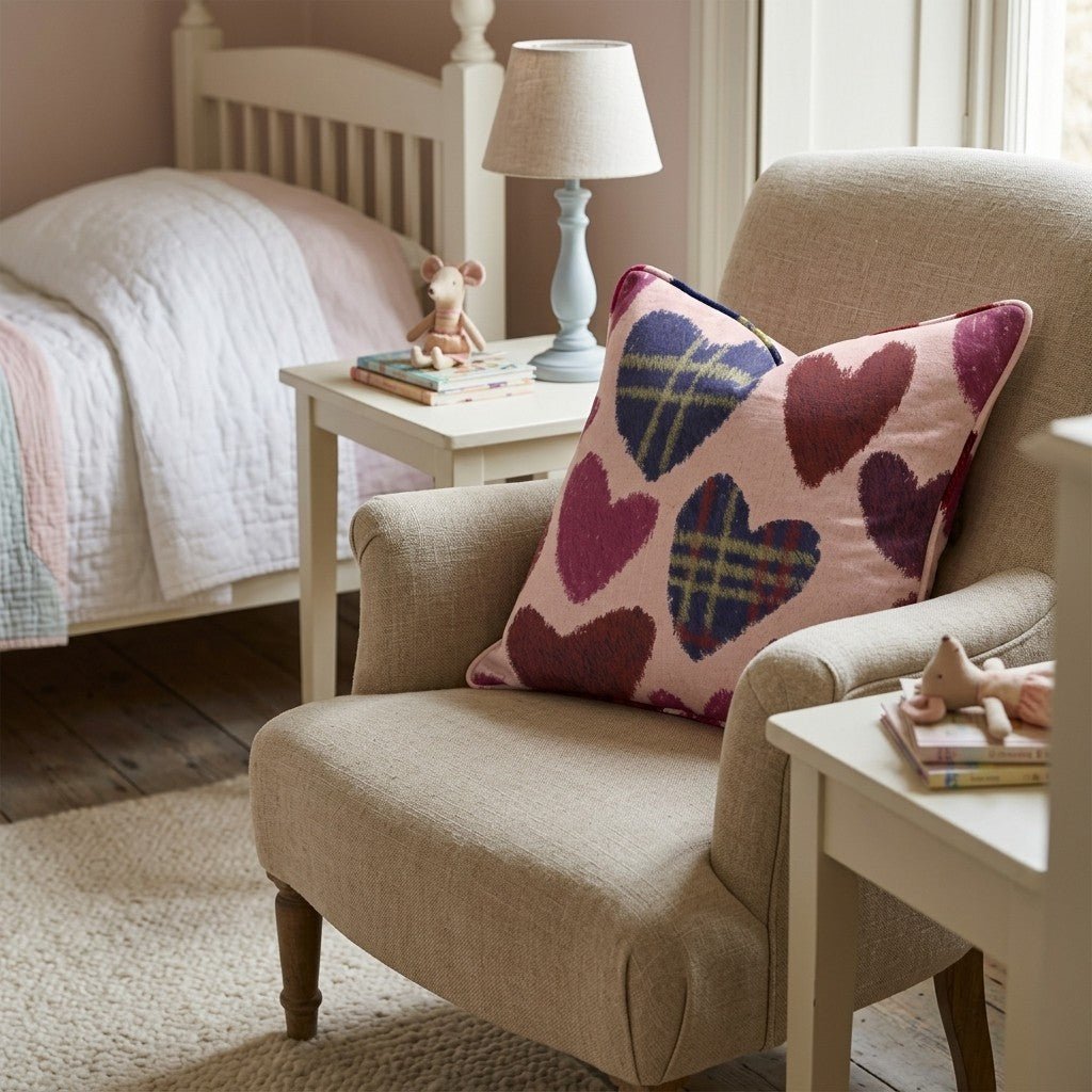Moody Hearts Throw Pillow - Hillcroft Home