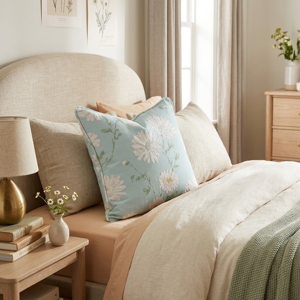 Moriah Flowers Throw Pillow - Hillcroft Home