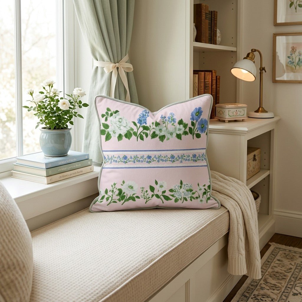 Moriah Garland Throw Pillow - Hillcroft Home