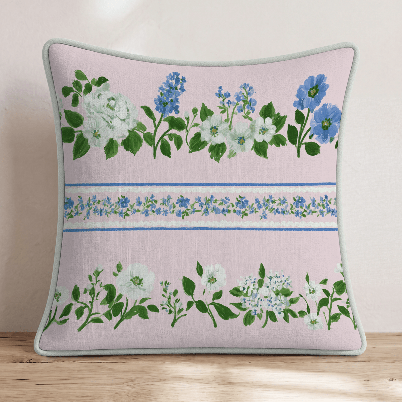 Moriah Garland Throw Pillow - Hillcroft Home