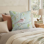 Morning Songbird Throw Pillow - Hillcroft Home