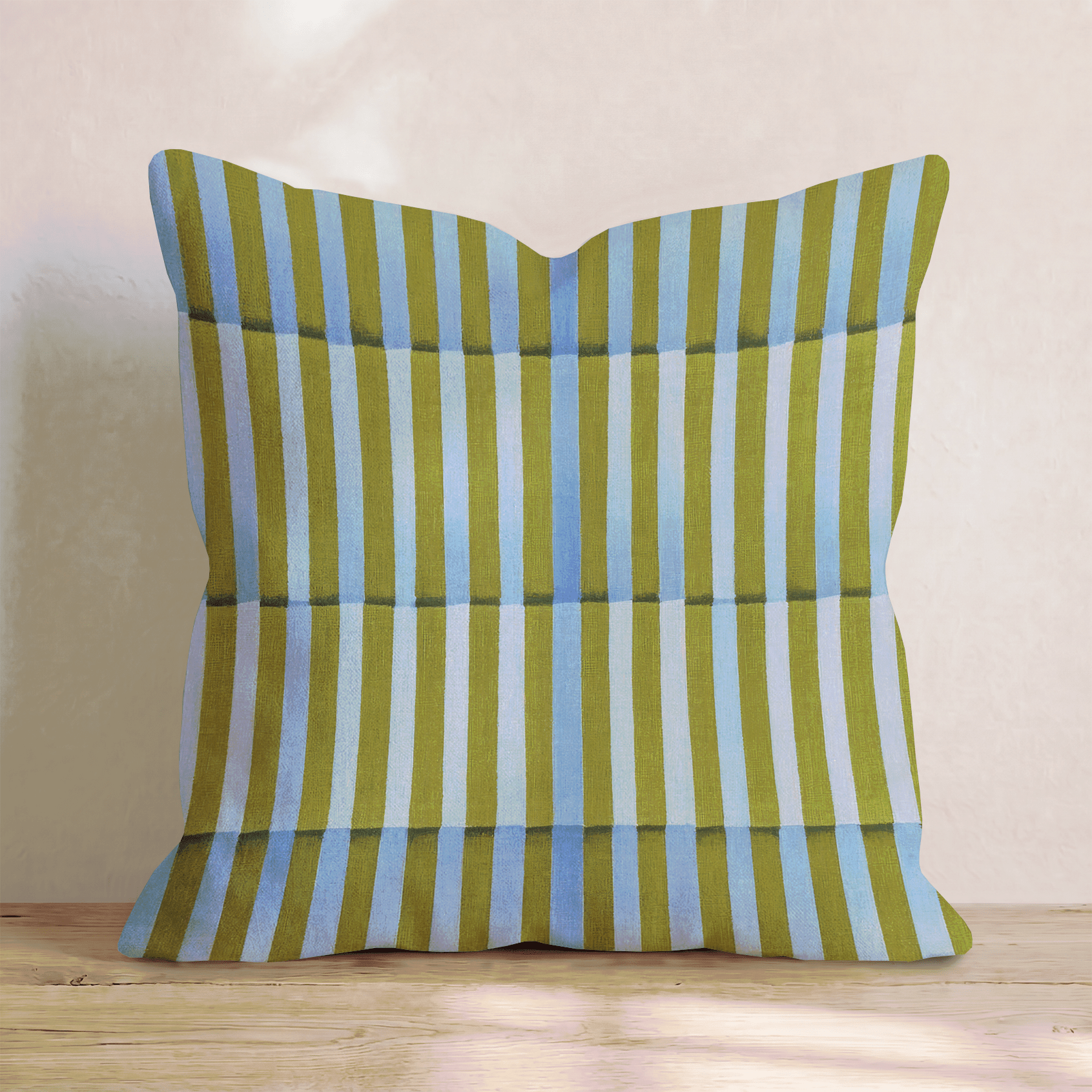 Mossy Line Throw Pillow - Hillcroft Home