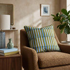 Mossy Line Throw Pillow - Hillcroft Home