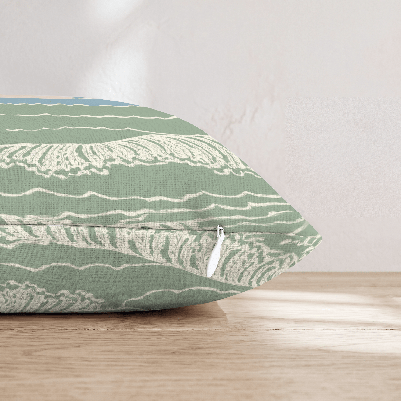 Motion of the Ocean Throw Pillow - Hillcroft Home