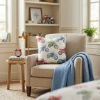 Moto Club Throw Pillow - Hillcroft Home