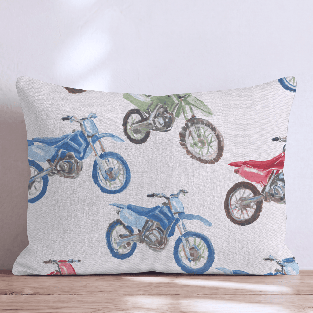 Moto Club Throw Pillow - Hillcroft Home