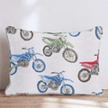 Moto Club Throw Pillow - Hillcroft Home