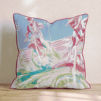 Motocross Nights Throw Pillow - Hillcroft Home