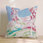 Motocross Nights Throw Pillow - Hillcroft Home