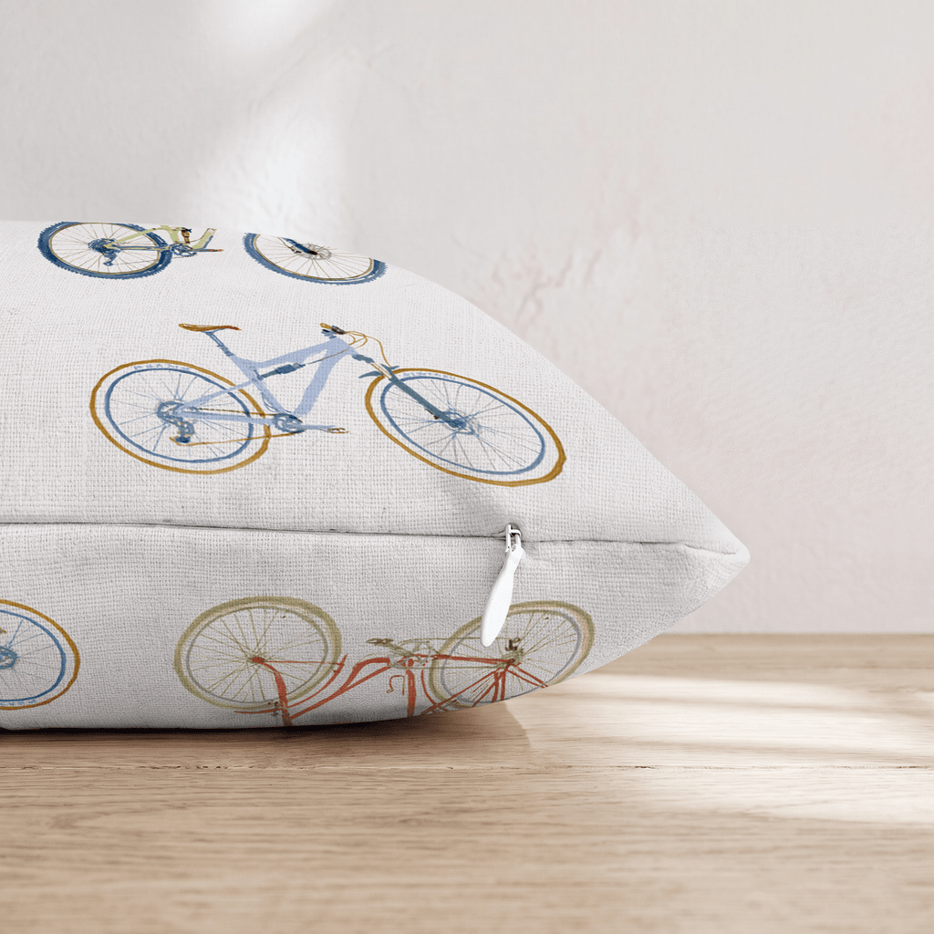 Mountain Biking Throw Pillow - Hillcroft Home