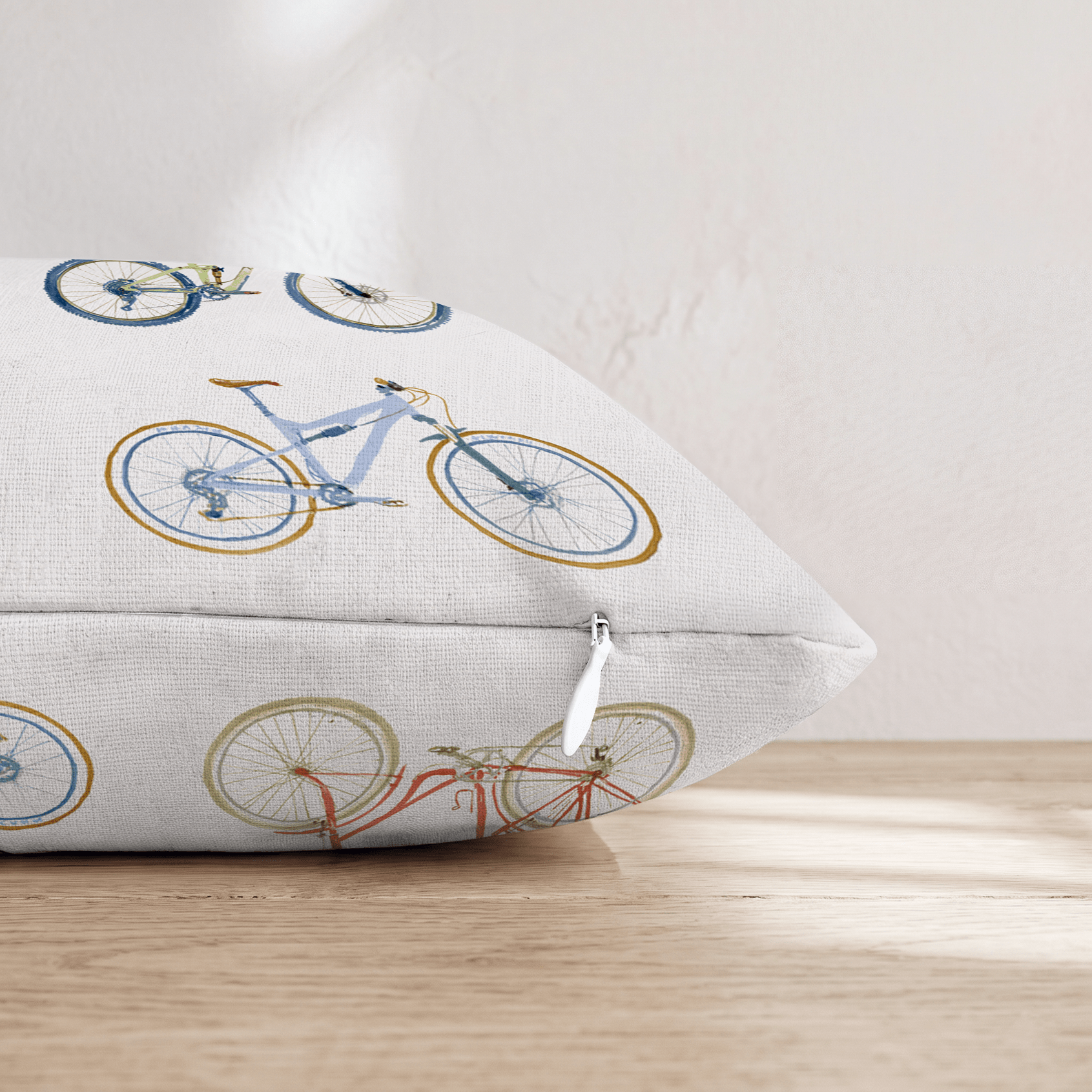 Mountain Biking Throw Pillow - Hillcroft Home
