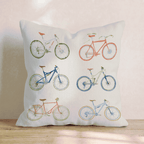 Mountain Biking Throw Pillow - Hillcroft Home