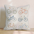Mountain Biking Throw Pillow - Hillcroft Home