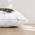 Mountain Cottage Throw Pillow - Hillcroft Home