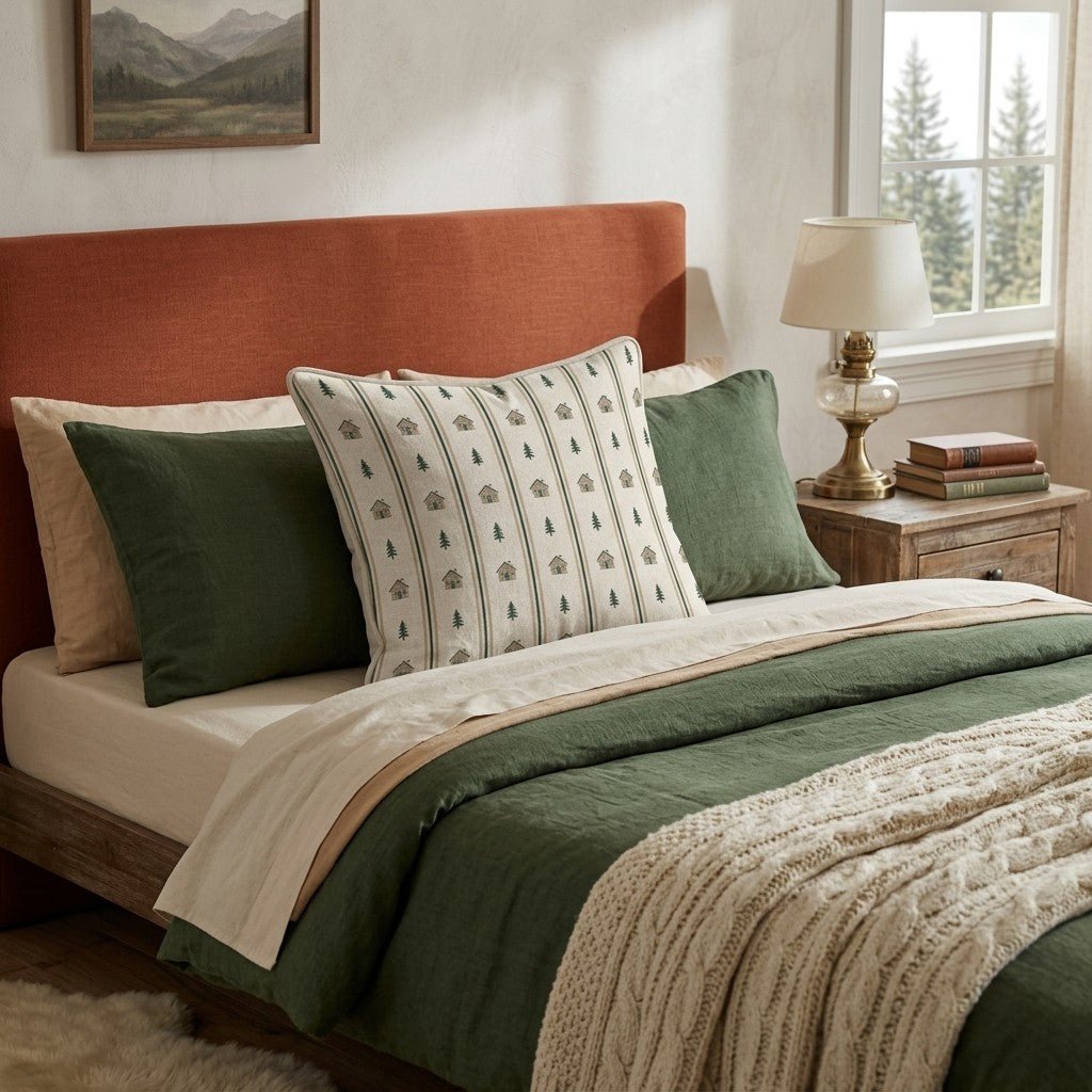 Mountain Home Repeat Throw Pillow - Hillcroft Home