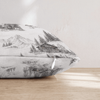 Mountain Home Toile Throw Pillow - Hillcroft Home