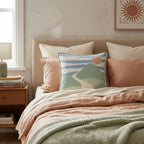 Mountain Pathway Throw Pillow - Hillcroft Home