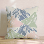 Mountain Range Throw Pillow - Hillcroft Home