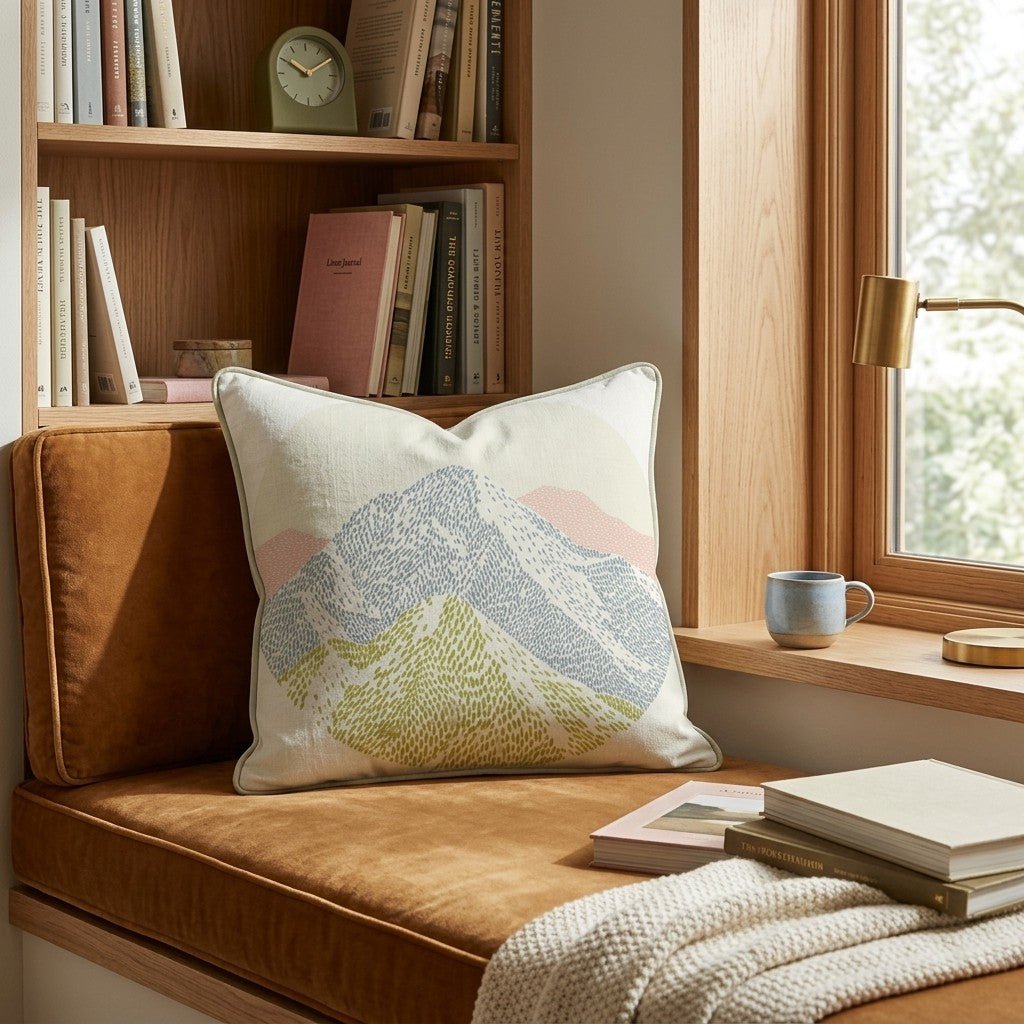 Mountain View Throw Pillow - Hillcroft Home