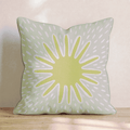 Mr. Golden Sun Throw Pillow - Hillcroft Home