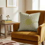 Mr. Golden Sun Throw Pillow - Hillcroft Home