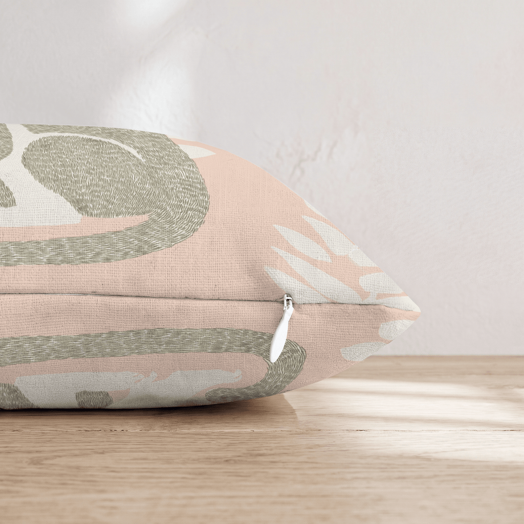 Mr. Monkey Throw Pillow - Hillcroft Home