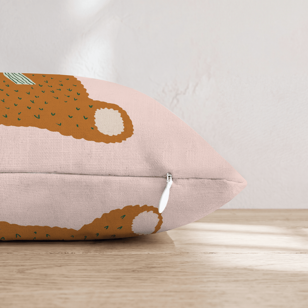 Mr. Teddy Bear Throw Pillow - Hillcroft Home