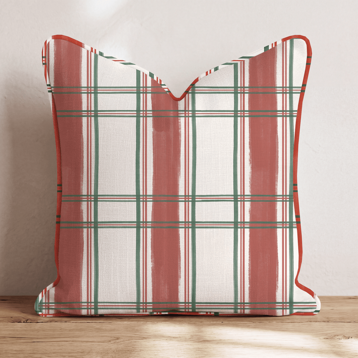 Mulberry Lane Plaid Throw Pillow throw pillow - Hillcroft Home