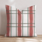 Mulberry Lane Plaid Throw Pillow throw pillow - Hillcroft Home