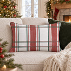 Mulberry Lane Plaid Throw Pillow throw pillow - Hillcroft Home