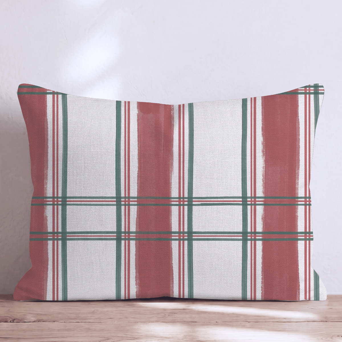Mulberry Lane Plaid Throw Pillow throw pillow - Hillcroft Home