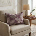 Mulberry Leaves Throw Pillow throw pillow - Hillcroft Home