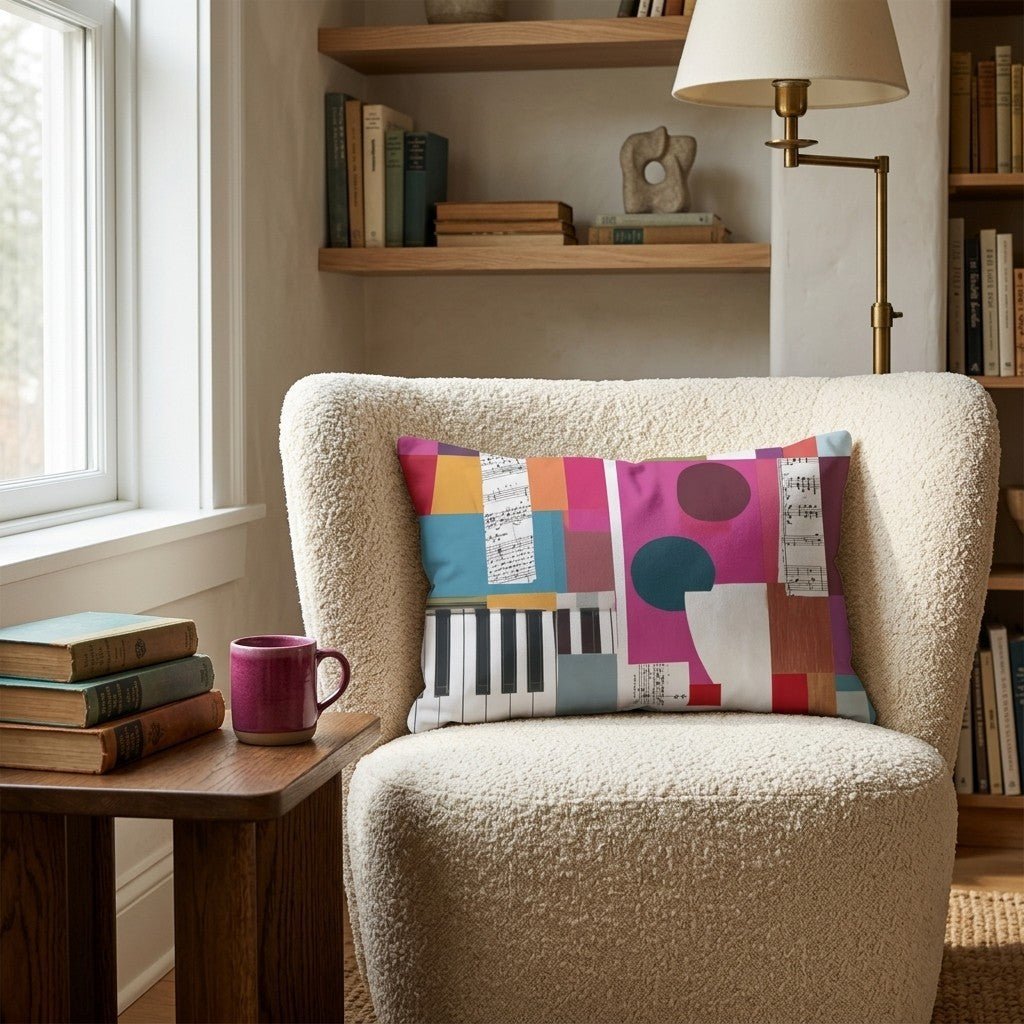 Music in Me Throw Pillow - Hillcroft Home
