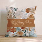 My Happy Place Throw Pillow - Hillcroft Home