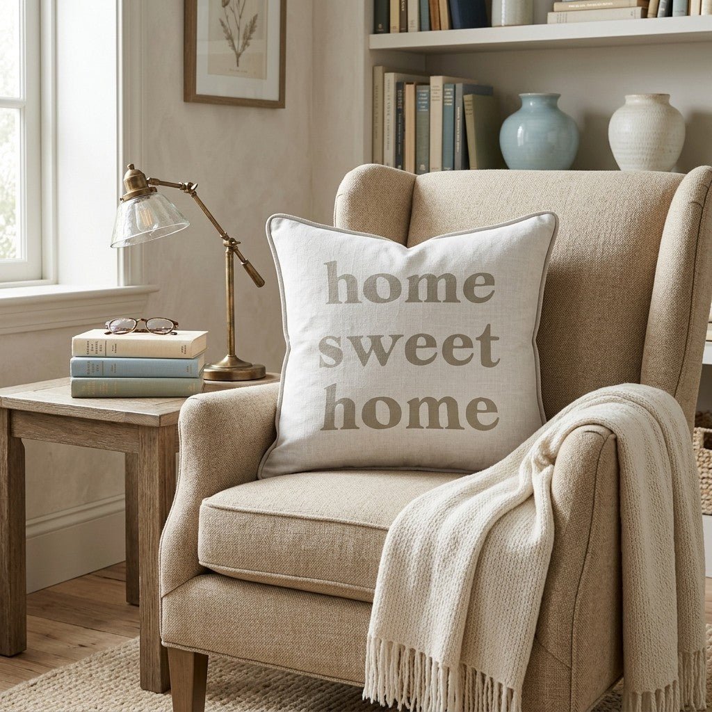 My Home Sweet Home Throw Pillow - Hillcroft Home