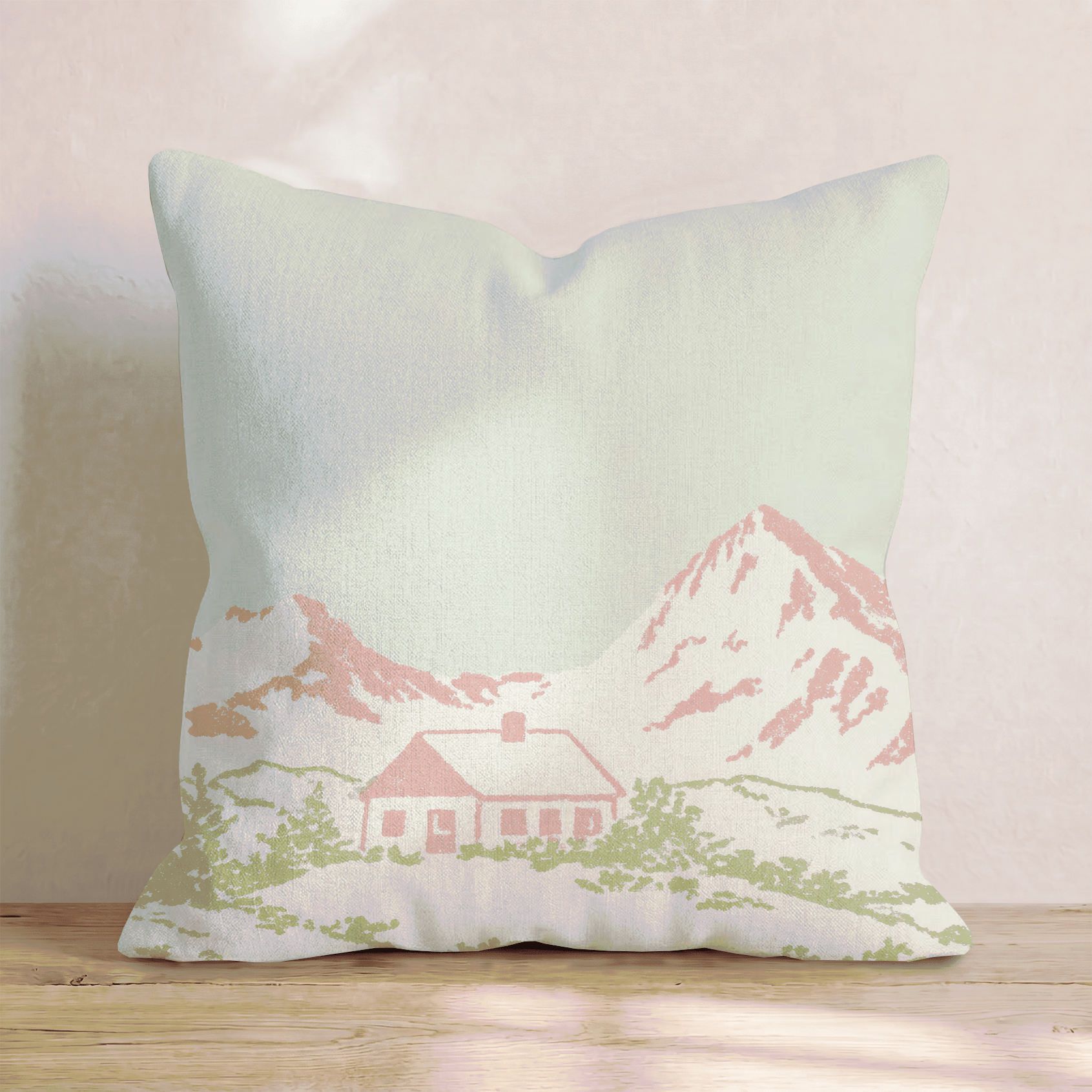 My Mountain Home Throw Pillow - Hillcroft Home
