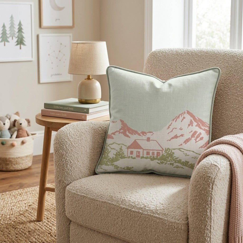 My Mountain Home Throw Pillow - Hillcroft Home