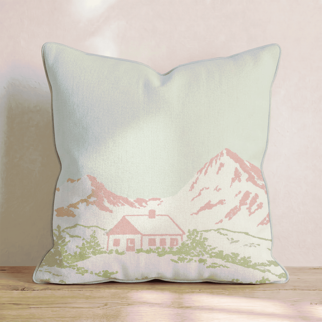 My Mountain Home Throw Pillow - Hillcroft Home