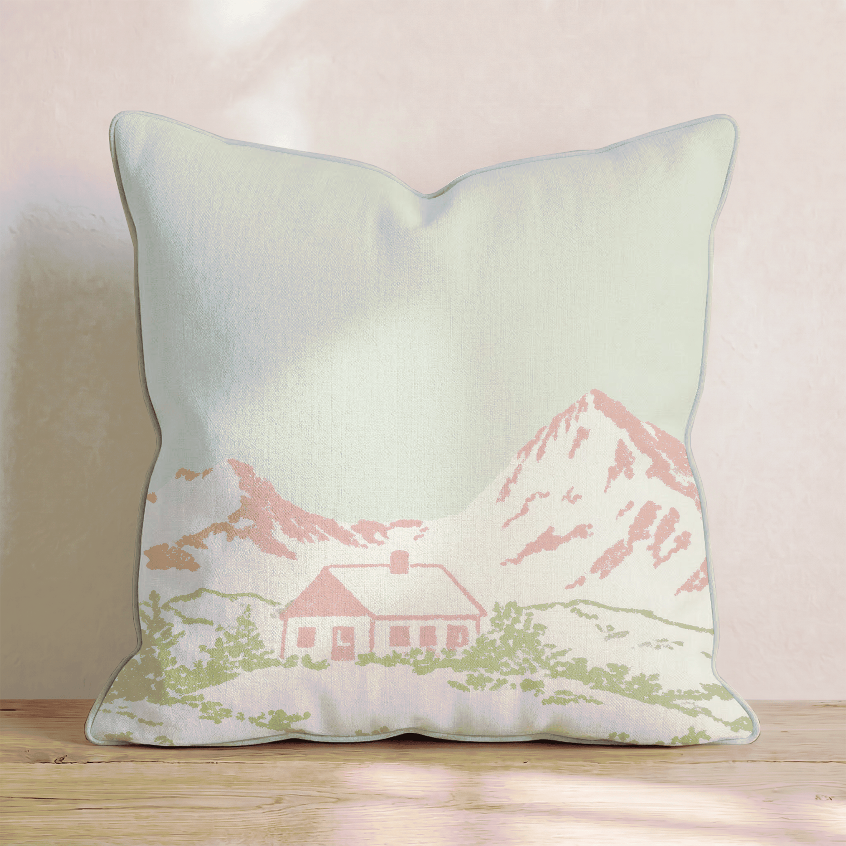 My Mountain Home Throw Pillow - Hillcroft Home