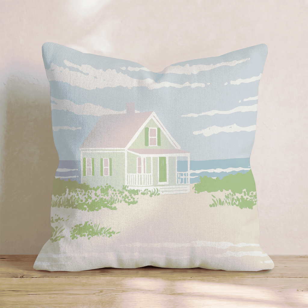 My Sand Castle Throw Pillow - Hillcroft Home