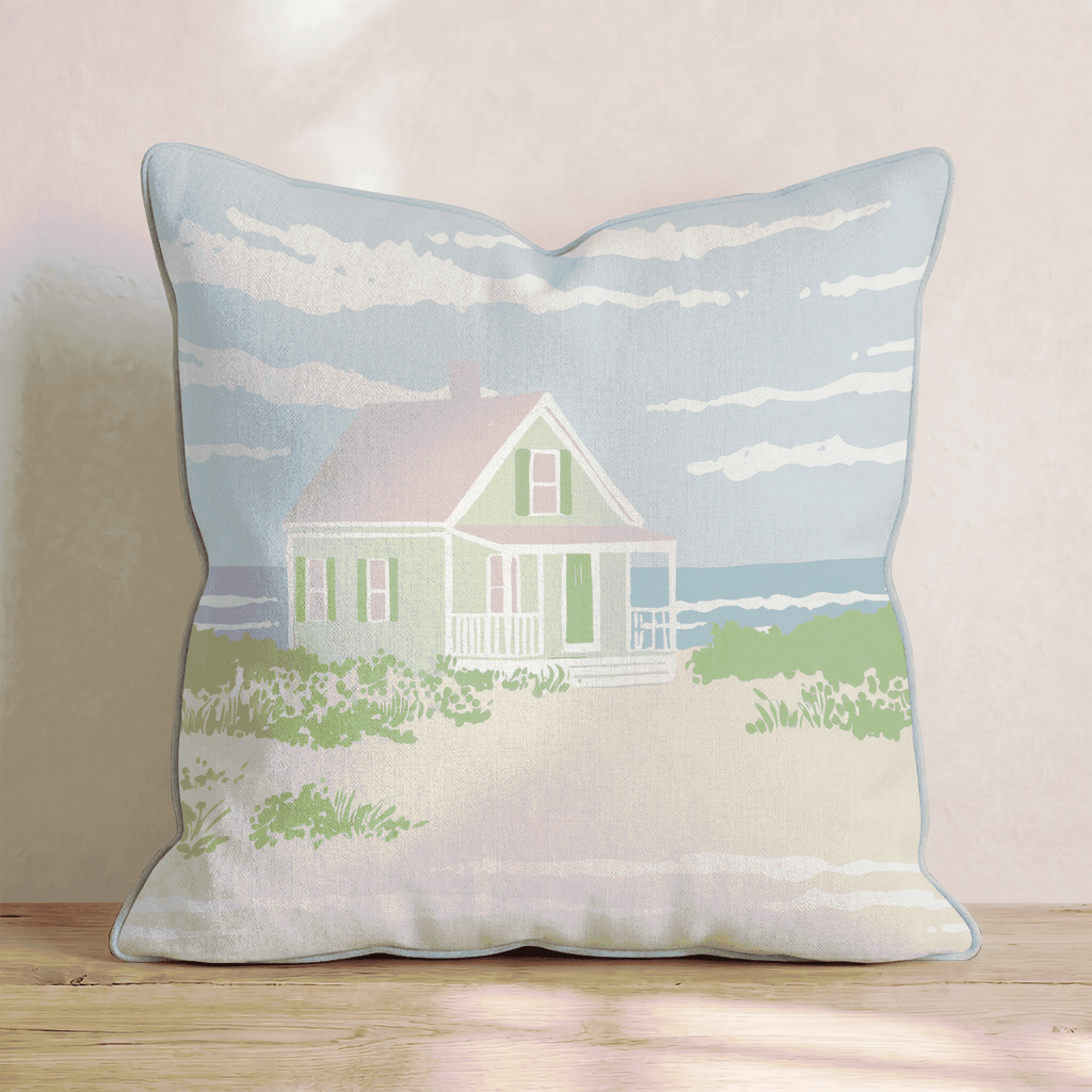 My Sand Castle Throw Pillow - Hillcroft Home