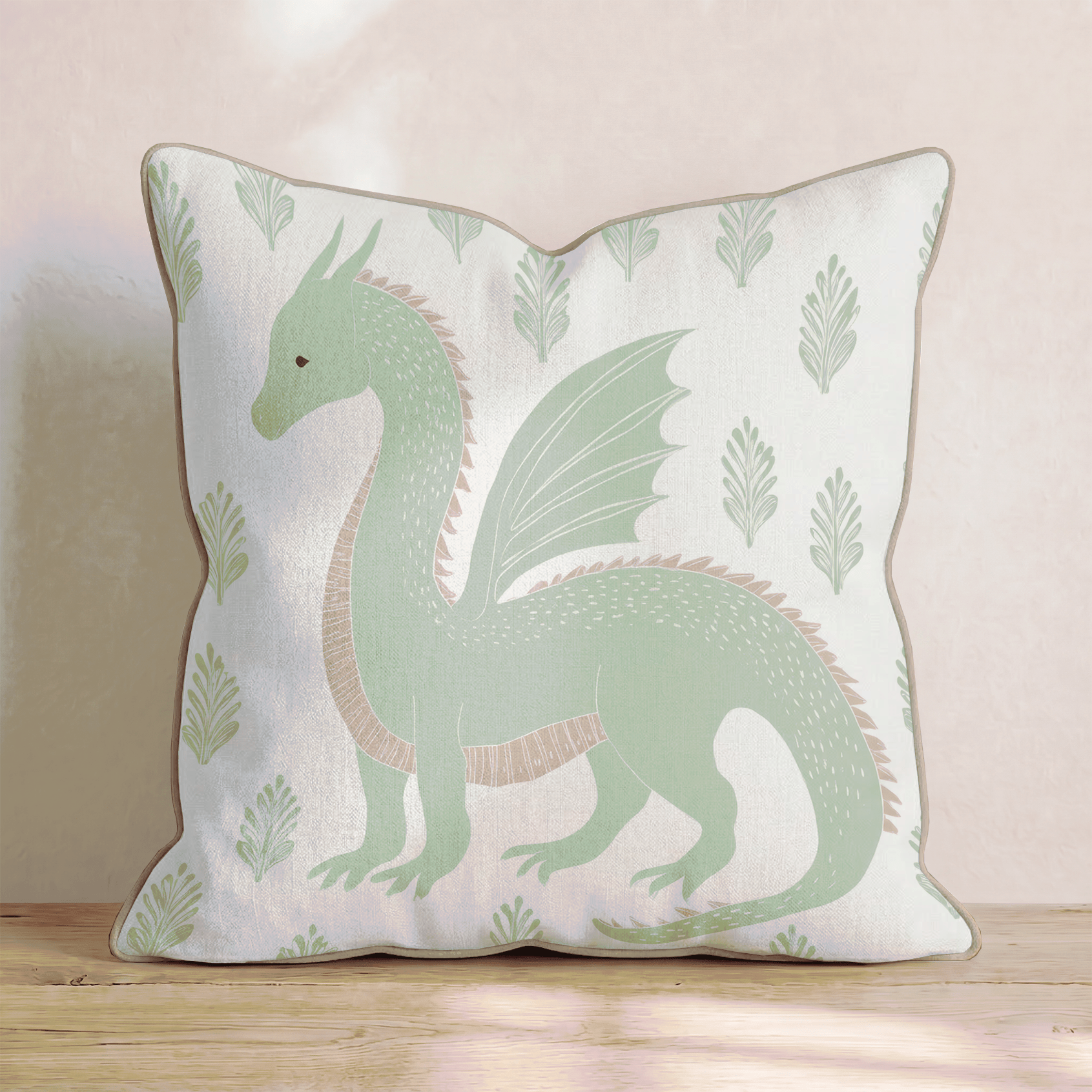 Mystical Dragon Throw Pillow - Hillcroft Home