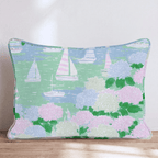 Nantucket Sail Throw Pillow - Hillcroft Home