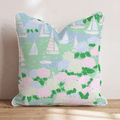 Nantucket Sail Throw Pillow - Hillcroft Home